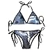 Produktbild Women's Colorful Adjustable Astronaut at The Spacewalk Sexy Bikini Set 2 Piece