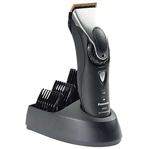 Panasonic ER-1611K Professional Hair Clipper, Black / Silver - Image 3
