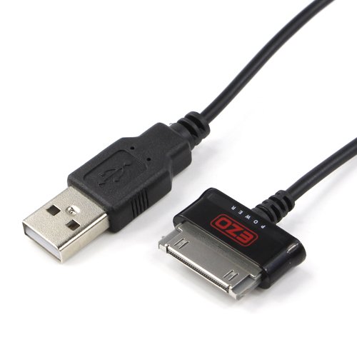 EZOPower 30 Pin USB Kabel Datenkabel und Ladekabel für Samsung Galaxy Tab 1/2 10.1 /Tab 2 7.0 /Note 10.1 in – 3M/ schwarz - 2