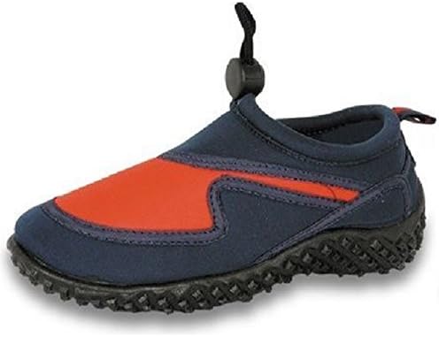 Urban Beach Childrens Infant Toddler Kids Boys Girls Aqua Shoes Surf Wet Water Wetsuit Neoprene Socks Boots Sizes 5-12 Uk (Red, Infant 5 Uk (21/22EU))