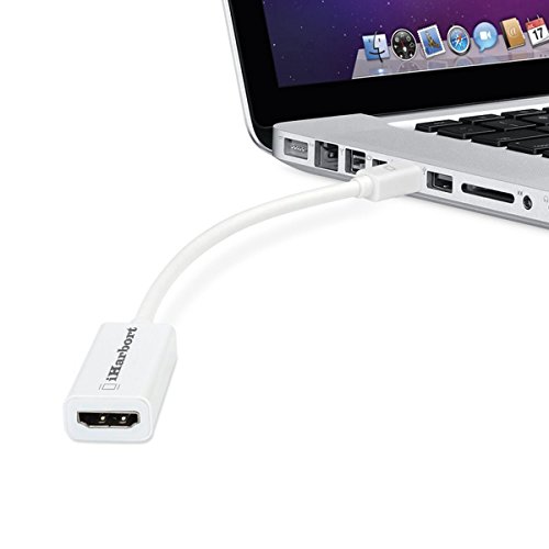 iHarbort Mini DisplayPort auf HDMI, Thunderbolt Mini DP auf HDMI HD TV AV Kabel Adapter Audio Video Konverter für Apple Macbook Pro, Macbook Air, iMac, Mac mini, Microsoft Surface Pro / Pro 2/3 Pro, Lenovo Thinkpad X1 usw - 2