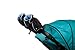 Baby Pushchair/Pram/Stroller Hand Warmer Mitts / Gloves - Black / Baby Blue