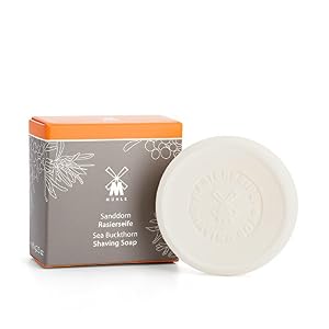 M MÜHLE Shaving Soap Trio - Aloe Vera, Sea Buckthorn & Sandalwood 75g (RSTRIO) - Image 5