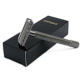 WEISHI Nostalgic Long Handle Butterfly Open Double Edge Safety Razor.