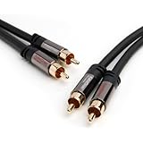 KabelDirekt 1m Digital Stereo Audio Cable (2 x RCA to 2 x RCA) - PRO Series