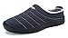 Produktbild DAFENP Herren Damen Winter Hausschuhe Plüsch Warm Gefüttert Pantoffeln Slippers Freizeit Outdoor Indoor Schuhe,XZ322-blue-EU42