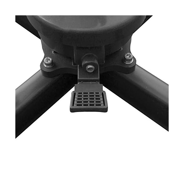 ParaShade Outdoor Furniture 3.5m Round Crank & Tilt Black / Anthracite Frame Cantilever Aluminium Garden Parasol - Image 3