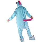 Tier Schlafanzug Erwachsene - BienBien Einhorn Pyjamas Kostüm Jumpsuit Karneval Cosplay Kostüm Unisex Kigurumi Tieroutfit Unisex -