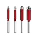 Produktbild MagiDeal 4tlg Trim Router Bit Holzschneider 1/4 ''Schaft 6-12mm für Holzbearbeitung