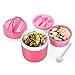 Produktbild WayEee Lunch Pot 960ml, Super Kapazität Thermobehälter Essen & Suppe Flasche mit Löffel für Kinder und Erwachsene (Rosa)