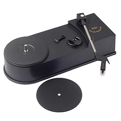Preisvergleich Produktbild Kalaok Mini Retro USB Plattenspieler Plattenspieler mit Lautsprecher Vinyl Plattenspieler Audio Player Plattenspieler Konvertieren Sie Vinyl LP in MP3 / WAV Plug and Play