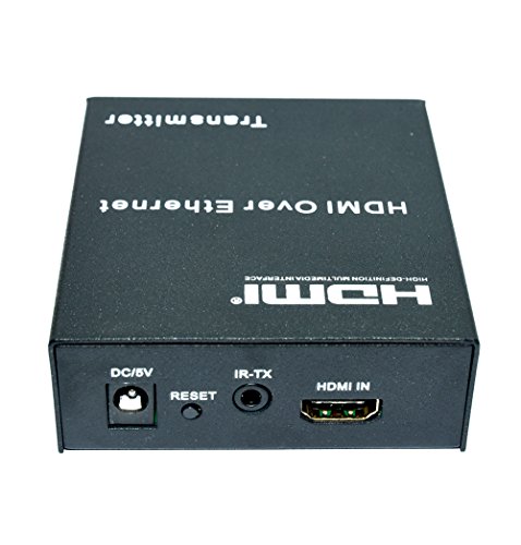 MP power ® HDMI Extender über CAT5/CAT6 Ethernet Kabel, LAN oder Router Verbindung für 1080p Full HD bis zu 100m mit HDMI Sender + Empfänger/Receiver, HDCP kompatibel - 3