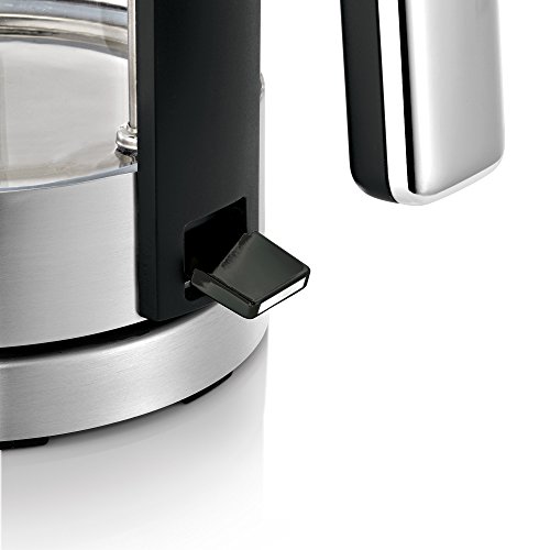 WMF LONO Glas Wasserkocher 1,7 l, 3000 W, SCHOTT DURAN Glas, Kalk-Wasserfilter, cromargan matt/silber - 5