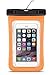 Produktbild Leisial Wasserdichte Hülle Beutel Wassersport Driften Leisial Wasserdichte Hülle Wassersport Driften Strand Handyhülle Universalhülle für iPhone 7/7 Plus 6s/6Plus and Samsung S6/S7 Edge Note Huawai HTC,Orange