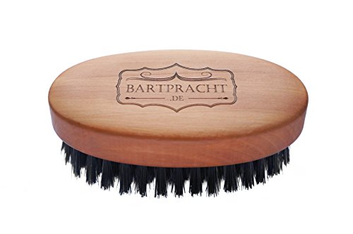 Beard brush, oval, 50 x 90 mm large, 7 rows