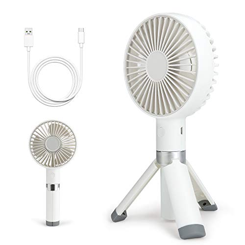 Color You Ventilateur Portable, Mini Ventilateur USB à 3 Vitesses, Ventilateur de Bureau avec Support Triangulaire pour la maison, le bureau et les voyages