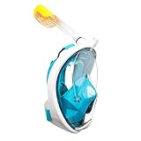 El montaje de la cámara de snorkel mask anti-niebla para adultos le permite instalar una cámara de acción y grabar el mundo submarino de ensueño. Puede compartir su maravillosa aventura con su familia y amigos. La máscara de snorkel también es un regalo perfecto para ellos.