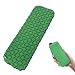 Produktbild BangShou aufblasbar Isomatte Air Camping Matte, Innen-Air Bett Matratze Sleep Kissen, für Rucksackreisen, Wandern, Reisen, Kompatibel mit Zelt Hängematte, Kompakt Leicht Wasserdicht – Blau (grün)