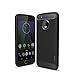 FOSO Carbon Fiber Shock Proof Rugged Armor back case cover with Metallic Brush Finish For Moto G5 Plus (5.2 Inches)(Black) RS.299.00