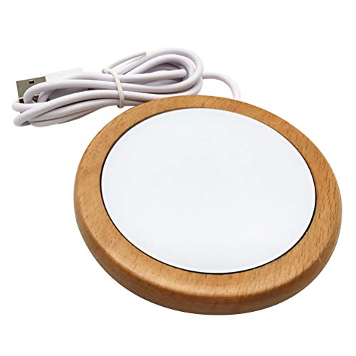 Preisvergleich Produktbild BESTONZON USB Untersetzer Elektrischer Tassenwärmer für Büro Zuhause Heimreisen (Weiß)