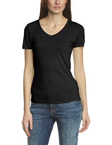 super natural Damen Merino Funktionsshirt kurzarm W V Neck Tee 140