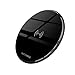 Produktbild Fast Wireless charger, VIVK Vollmetallgehäuse und Glasplatte Panel induktionsladegerät, kabelloses schnellladegerät fr Samsung Galaxy Note8, S8, S8 Plus, Note5, S6 edge+, S7, and S7 edge, kabelloses Ladegerät fr iPhone 8 / 8Plus iPhone X et Autre Qi compatible-Schwarz