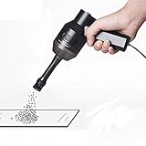 Sencillo de usar: sólo tendrás que conectar el aspirador al puerto USB de tu portátil o PC, no requiere fuente de alimentación externa.