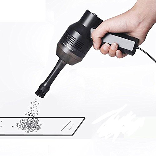 Price comparison product image ALIVER Portable Mini USB Keyboard Vacuum Cleaner for Laptop / Desktop / PC(Black)