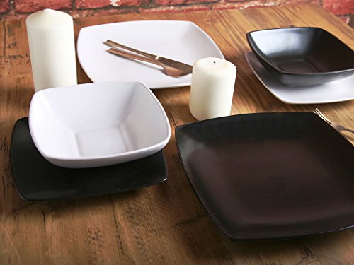 Creative Tops 24 Piece Raven And Pearl Black And White