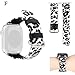 Produktbild LCLrute Kompatibel für Apple Watch Series 4, 3, 2, 1 Armband,Leopard-Muster-Printing Austauschbare Band 38 / 40mm