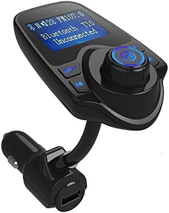 FM Transmitter, XPhonew Universal Wireless In-Car Bluetooth Radio Adapter Audio Receiver Hands-free Car Kit with TF / Micro SD Card Slot / AUX Input / 1.44 Inch Display and USB 2.1A Car Charger for iPhone X 8 Plus 7 7Pus 6 6S Plus 5S 5 SE, iPad, iPod, Samsung HTC Android Smartphone, MP3, MP4