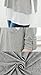 Bearsland Women's Long Sleeves False 2 Pieces Breastfeeding and Nursing Top Gray UK Size 10-12