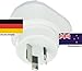Produktbild Reiseadapter Neuseeland auf Deutschland für 220-230V deutscher Schukostecker - Reisestecker - Travel Plug Germany / New Zealand