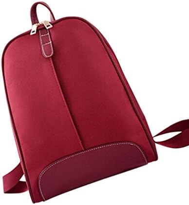 Rucksack, Quistal Backpack Shoulder Bookbags School Bag Satchel Travel Leather Waterproof Backpack For Women Girls (Red)