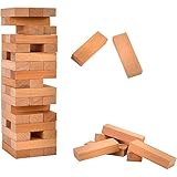 54 bloques de madera Legnoland-40312 Patatrack, Juego de Madera, 54 Piezas, Color (Globo 40312