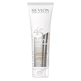 REVLON PROFESSIONAL 45 Days Shampooing/Après-shampooing 2 en 1 Protecteur de Couleur Highlights Blond Blanc/Platine, 275 ml