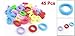 Produktbild sourcingmap® 45 Stk Sortierte Farben Vlies Gummiband Haar-zopf Halterung Ornament