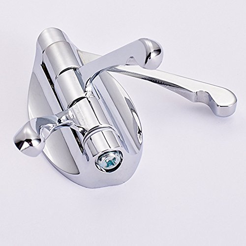 L&HM Schwenkbaren Haken Wall Mount, Handtuch haken Faltbar Swing Arm, Coat Haken drehbar Wand Befestigter mit Drei Faltbare Arm, Handtuch Hanger Wandhalterung für Badezimmer Küche Garage-Edelstahl - 2