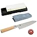 Produktbild Kai Shun Kiritsuke ultrascharfes Kochmesser aus 32-Lagen Damaststahl, limitiert auf 2222 Exemplare Schleifstein AP-0316+ Poliertuch