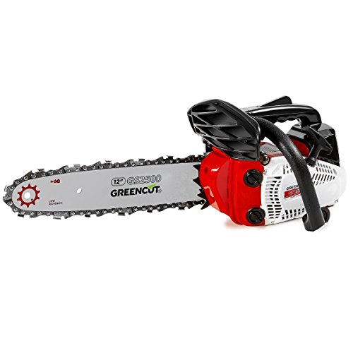 Greencut GS2500 12 Motosierra de Poda con Motor Gasolina, Rojo, 30 cm