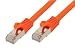 Produktbild Patchkabel mit Rastnasenschutz, Cat. 7 S/FTP PiMF halogenfrei (LSOH), 600MHz, orange, 5m, Good Connections® im BLISTER