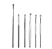 6 Pieces Stainless Steel Ear Curette Earwax Removal Ear Pick Ear Cleaner Wax Remover Kit with Storage Box