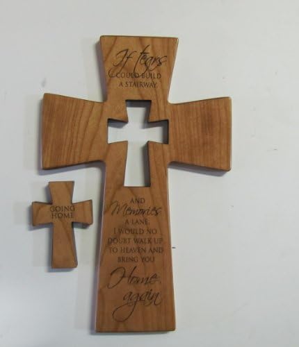 Wooden Laser Cut Wall Plaque If Tears Could Build With Cross Cut Out