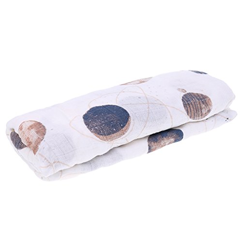 Preisvergleich Produktbild Blesiya Bambus Baumwolle Pucktücher Musselin Tuch Musselintuch Pucktuch Erstlingsdecke Duschtuch Handtuch - Universum, 120 * 120cm