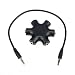 Produktbild Omiky® 2017 Art und Weise 3.5mm Kopfhörer-Kopfhörer-Audio-Verteiler 1 Mann zu 2 3 4 5 weibliches Kabel (Schwarz)