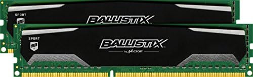 Ballistix Sport BLS2CP4G3D1609DS1S00CEU 8 GB Kit (4 GB x 2) (DDR3, 1600 MT/s, PC3-12800, DIMM, 240-Pin) Memory