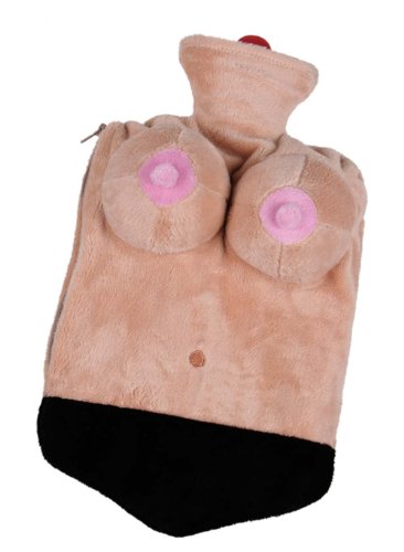 Sexy Boobs Hot Water Bottle - Mens, Mans, Gents, His, Him Great Value For Money, Top, Best, Most Sold Novelty, Secret, Rude Sexy, Secret, Sexy, Santa Present, Gift Idea