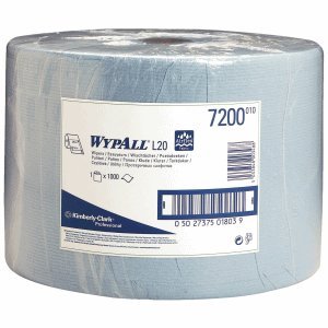 Preisvergleich Produktbild Wypall Wischtücher L20 Großrolle 1-lagig VE=1000 Tücher blau