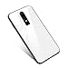 Produktbild QULLOO Oneplus 6 Panzerglas Schutzfolie Hülle Gehärtetem Glas Gehäuse Oneplus 6 Gehärtetem Silikon Gehäuse (Weiß)