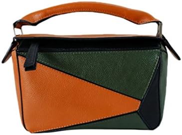 YouPue Women Cross Body Bag Fashion PU Leather Stitching Shoulder Diagonal Cross Pack Retro Handbags